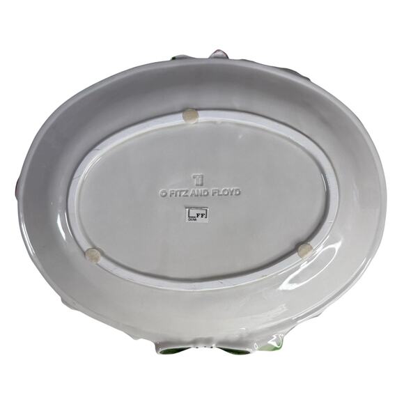 Fitz & Floyd Bunnies & Blooms Rabbit Floral Candle Holder 2” Votive Easter - Picture 7 of 7